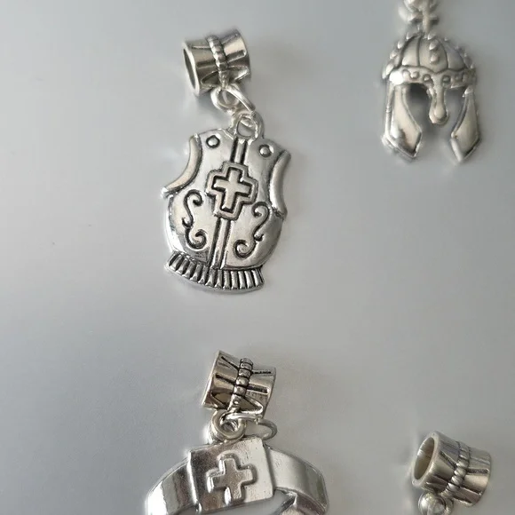 Armor Of GOD CHARMS ZINC ALLOY PANDORA COMPATABLE - Picture 3 of 15